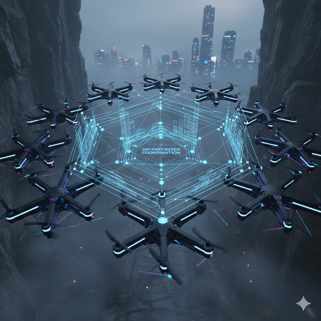 Beyond GPS: How Drone Swarms Can Navigate the Unpredictable Using Sound and Decentralized Intelligence