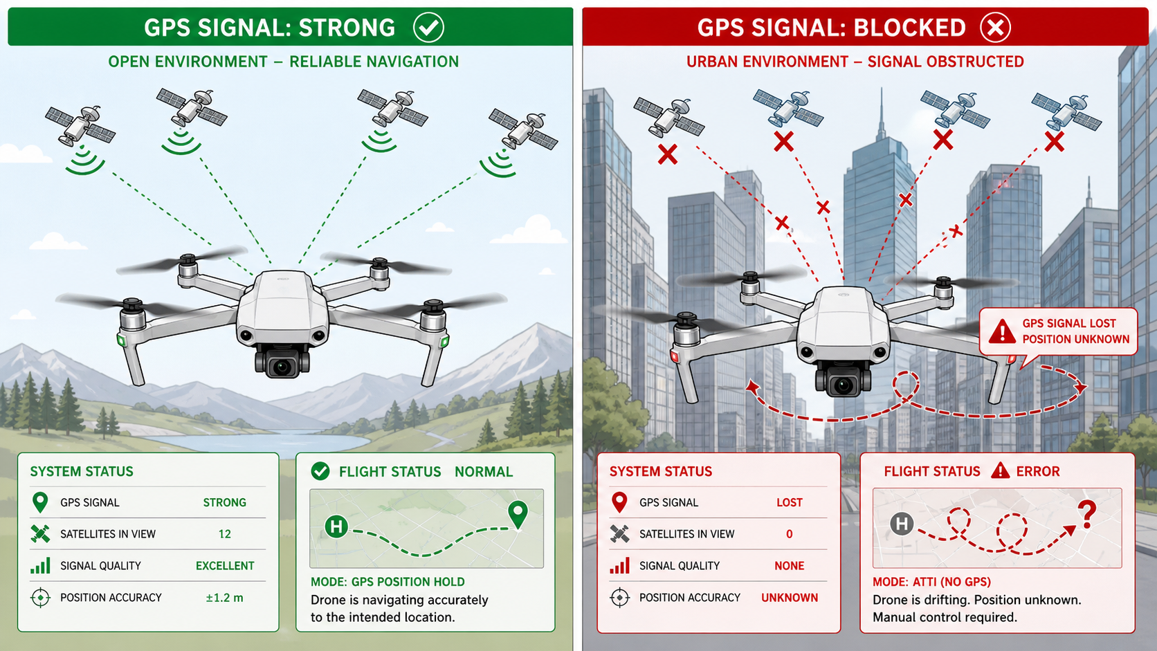 GPS Denial Problem Illustration
