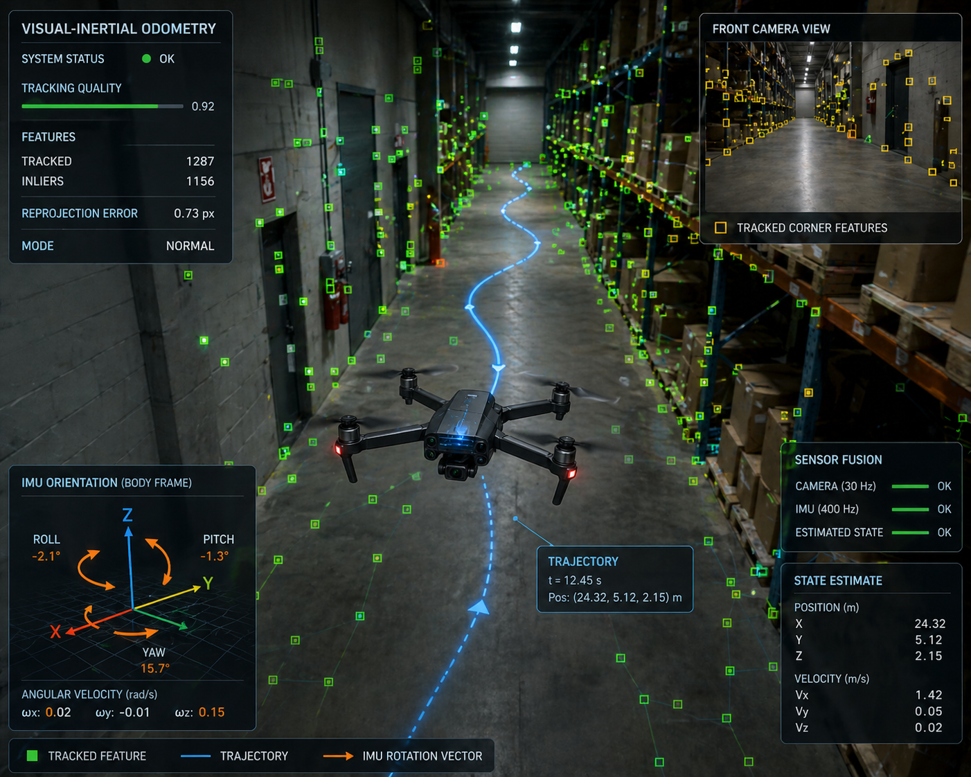 Visual-Inertial Odometry Concept